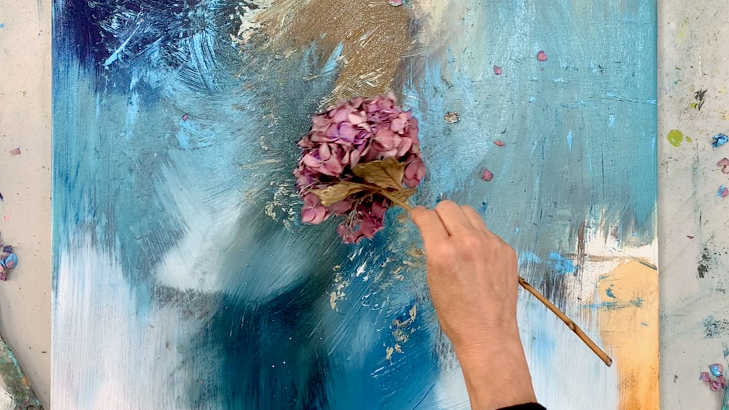 intuitiv abstrakt malen – Was tun, wenn ein Bild nicht stimmt?