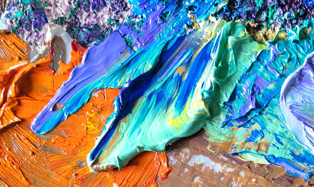 Pastose Acrylfarben: Strukturpaste selbst herstellen und mit Tiefe malen