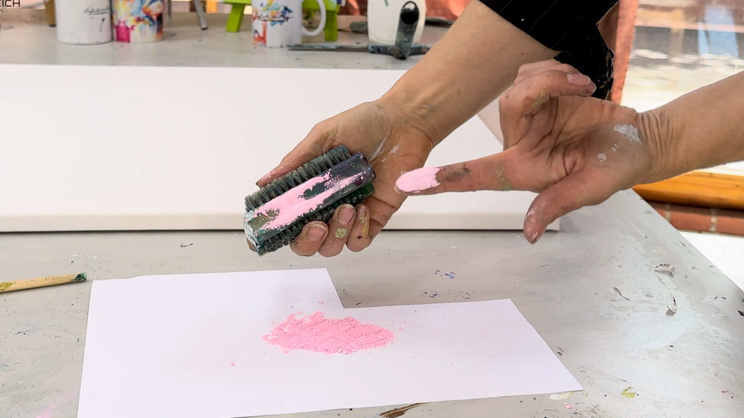 Abstrakt malen mit Acryl: 3 Tipps gegen matschige Farben