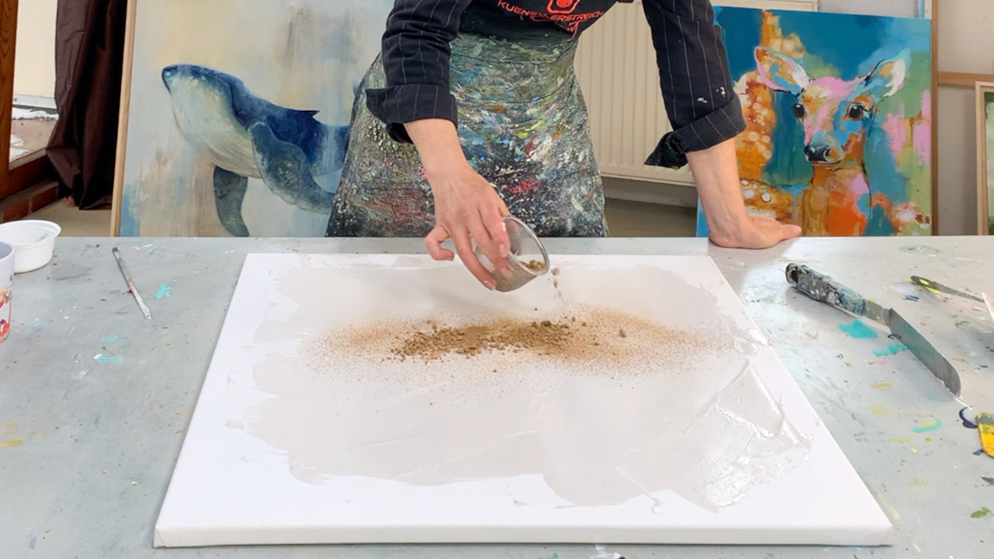 Denkraum: Klarheit durch Tun. Abstrakt Malen aber langsam