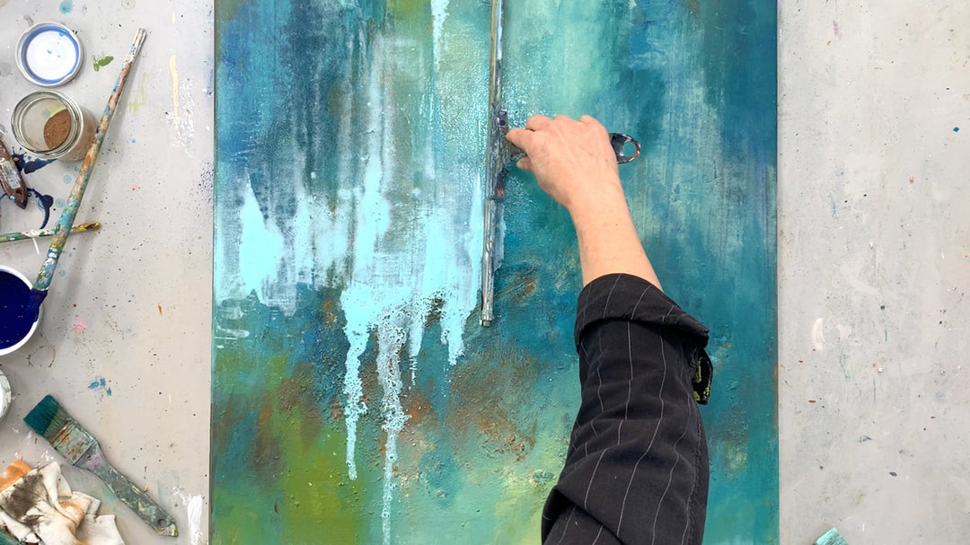 Wann ist ein Bild fertig? Intuitiv malen zwischen Loslassen und Weiterarbeiten