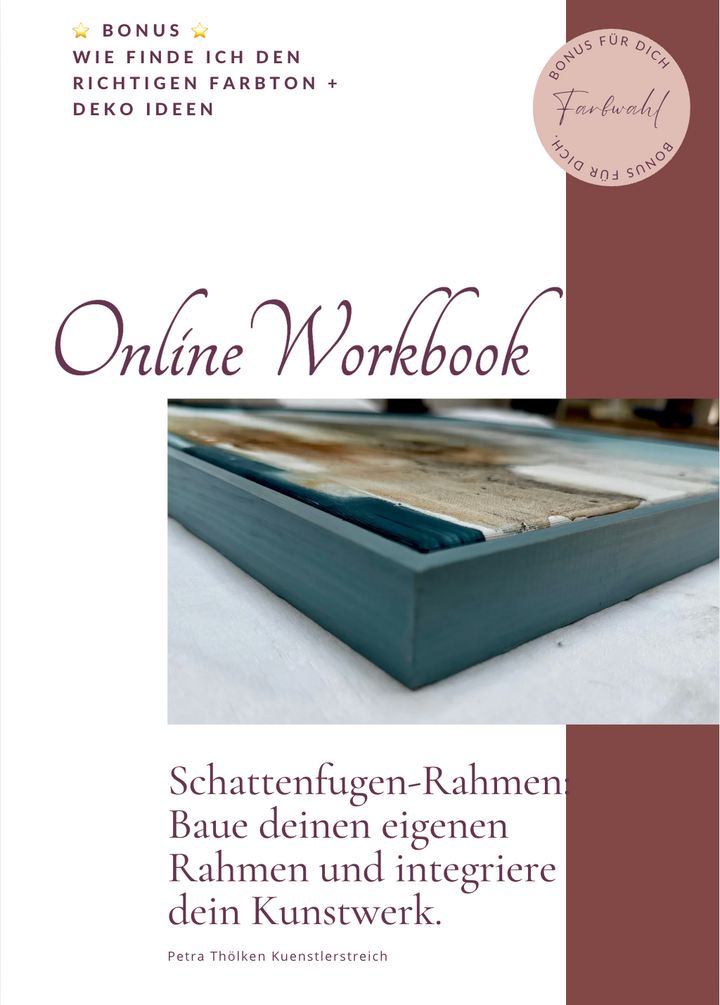 Schattenfugen-Rahmen selbst bauen: Dein praktisches Online Workbook