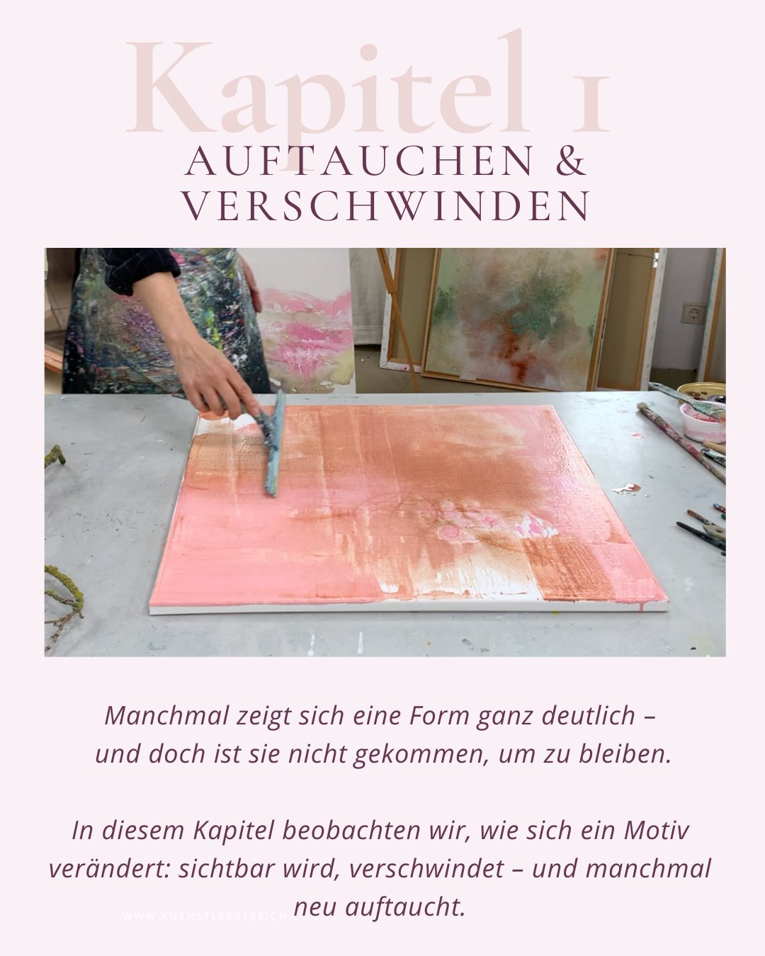 Onlinekurs Vom Gegenständlichen zur Abstrakten Malerei