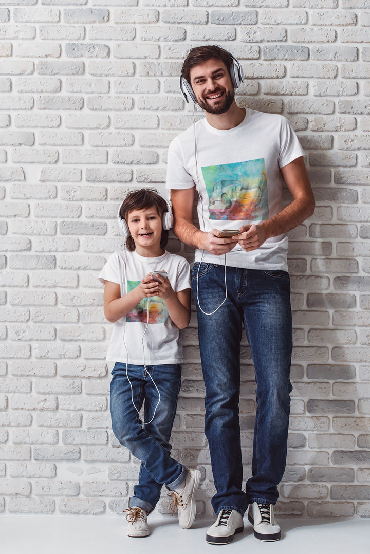 T-Shirt Print Bunt Mini (Divers + Männer)